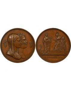 Henri V Naissance du Duc Jeton Cuivre 1820