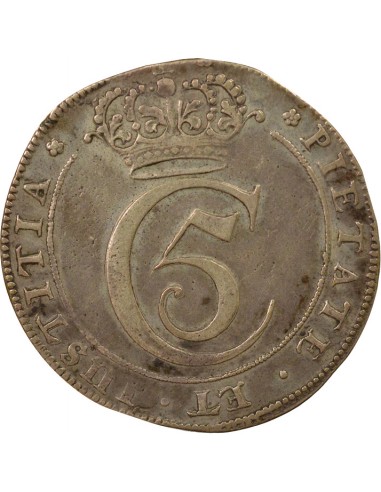 Norvège Frédéric III de Danemark et de Norvège 4 mark Argent 1671 Copenhague