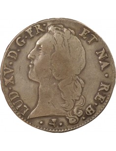 Louis XV Au Bandeau ecu Argent 1770 Pau (Vache) 2