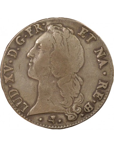 Louis XV Au Bandeau ecu Argent 1770 Pau (Vache)