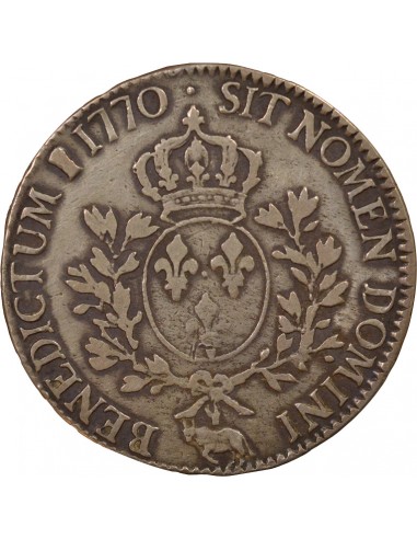 Louis XV Au Bandeau ecu Argent 1770 Pau (Vache)