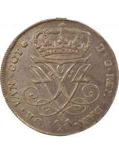 Norvège Frédéric IV du Danemark et de Norvège 1 krone Argent 1726 Kongsberg 2
