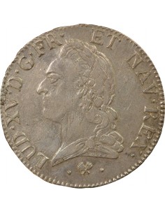 Louis XV à la Vieille Tête ecu Argent 1773 L Bayonne 2