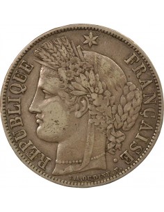 Céres - Demeter IIe République 5 francs Argent 1850 A - Paris 2