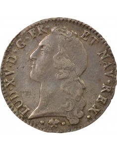 Louis XV Au Bandeau ecu Argent 1767 L Bayonne 2