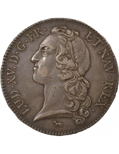 Louis XV Au Bandeau ecu Argent 1740 A - Paris