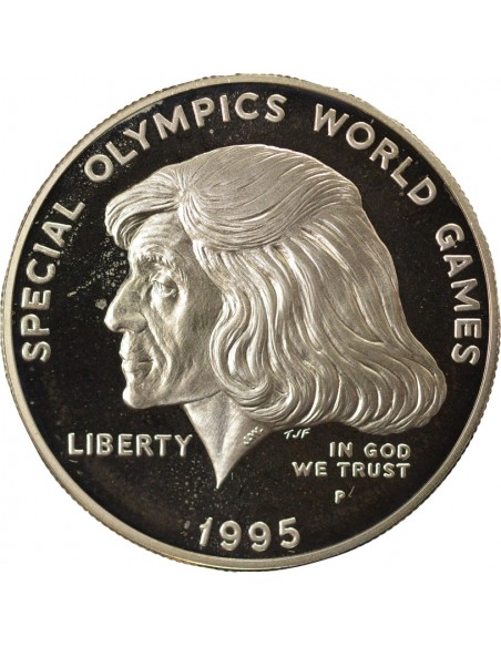 USA J.O. Spéciaux 1 dollar Argent 1995 Philadelphie