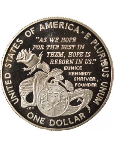 USA J.O. Spéciaux 1 dollar Argent 1995 Philadelphie