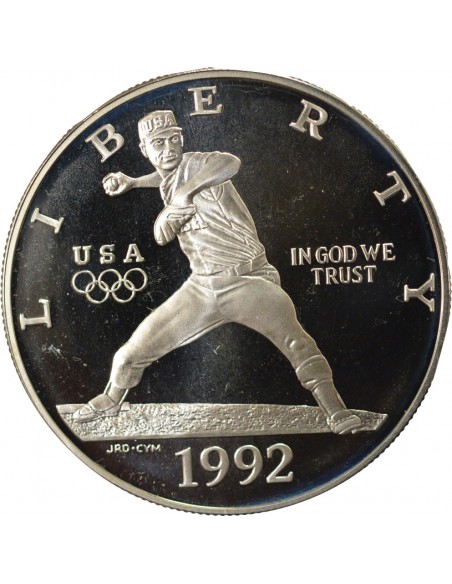 Baseball 1 dollar Argent 1992 S San Francisco