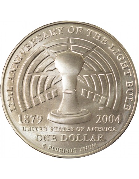 USA Thomas Alva Edison Thomas Alva Edison 1 dollar Argent 2004 Philadelphie
