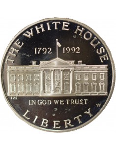 USA White House 1 dollar Argent 1992 W West Point 2