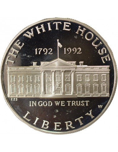 USA White House 1 dollar Argent 1992 W West Point
