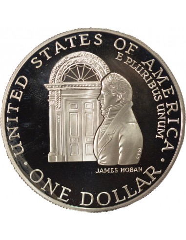 USA White House 1 dollar Argent 1992 W West Point