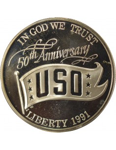 USA USO 1 dollar Argent 1991 S San Francisco 2