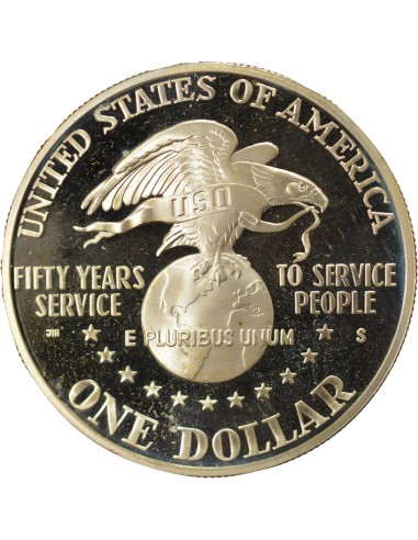 USA USO 1 dollar Argent 1991 S San Francisco