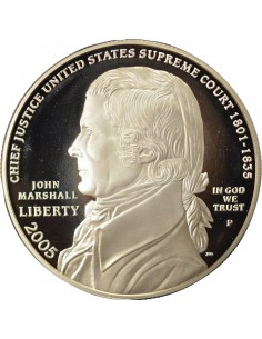 USA John Marshall John Marshall 1 dollar Argent 2005 Philadelphie 2