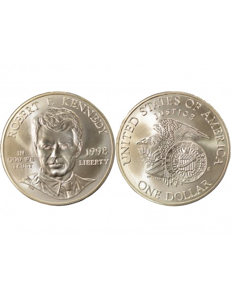 USA Kennedy John Fitzgerald Kennedy 1 dollar Argent 1998 S San Francisco