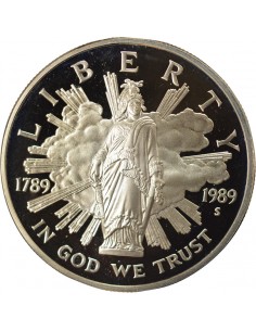 USA Congrès 1 dollar Argent 1989 S San Francisco 2