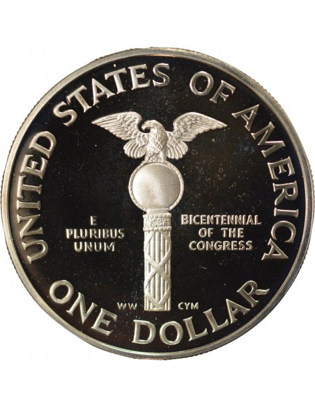 USA Congrès 1 dollar Argent 1989 S San Francisco