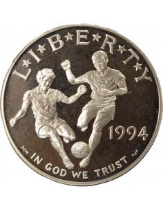 USA Coupe du Monde de Football 1 dollar Argent 1994 S San Francisco 2