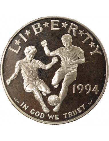 USA Coupe du Monde de Football 1 dollar Argent 1994 S San Francisco