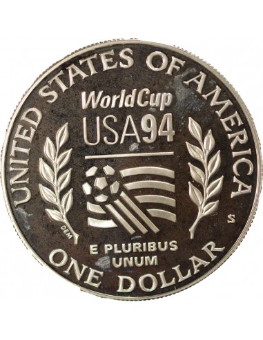 USA Coupe du Monde de Football 1 dollar Argent 1994 S San Francisco