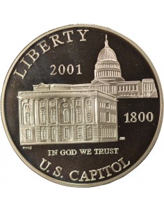 USA Capitol Visitor Center 1 dollar Argent 2001 S San Francisco 2