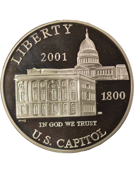 USA Capitol Visitor Center 1 dollar Argent 2001 S San Francisco