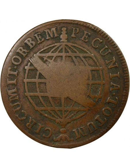 Brésil Jean VI du Portugal 40 reis Cuivre 1809