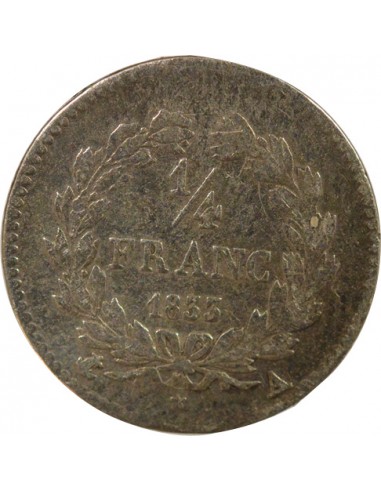Louis-Philippe Ier 1/4 franc Argent 1833 A - Paris