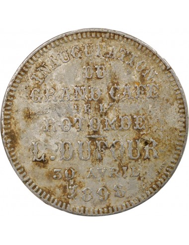 Inauguration  Jeton Aluminium 1898 A Paris