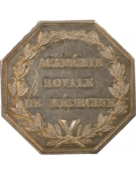 Louis XVI Académie Royale de Médecine Jeton Argent 12.54