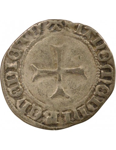 Jean V dit le Sage A La Targe Blanc à la Targe Billon 1434-1442 Vannes