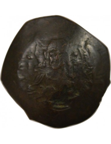 Empire Byzantin Alexis III 1 follis Bronze 1195-1203 Constantinople