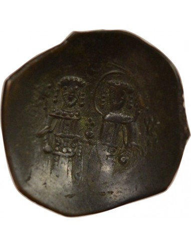 Empire Byzantin Alexis III 1 follis Bronze 1195-1203 Constantinople