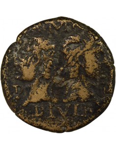Rome Empire Auguste dupondius Bronze 10-14 Nîmes 2