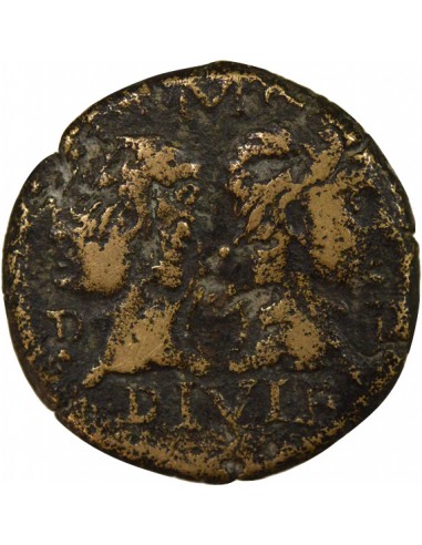 Rome Empire Auguste dupondius Bronze 10-14 Nîmes