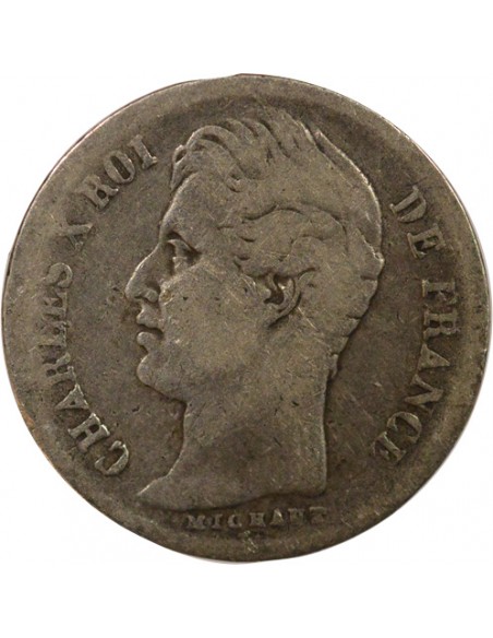 Charles X 1/4 franc Argent 1829 W Lille