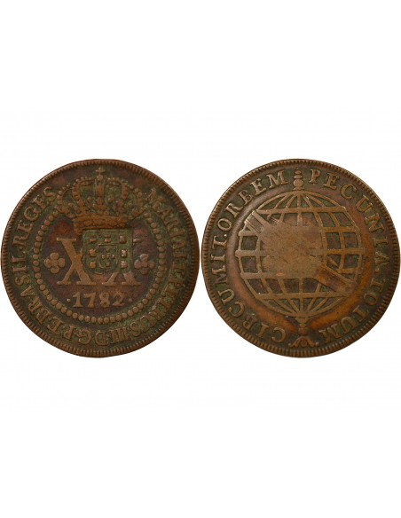 Brésil Jean VI du Portugal 40 reis Cuivre 1809