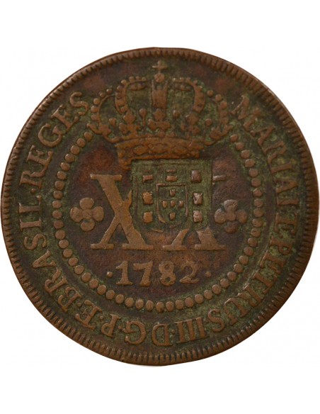 Brésil Jean VI du Portugal 40 reis Cuivre 1809