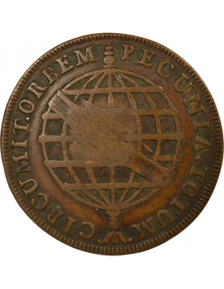 Brésil Jean VI du Portugal 40 reis Cuivre 1809