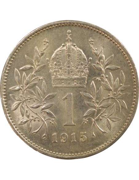Roi de Hongrie 1 corona Argent 1915