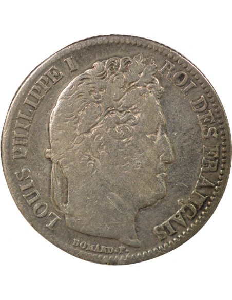 Louis-Philippe Ier 1 franc Argent 1834 B Rouen