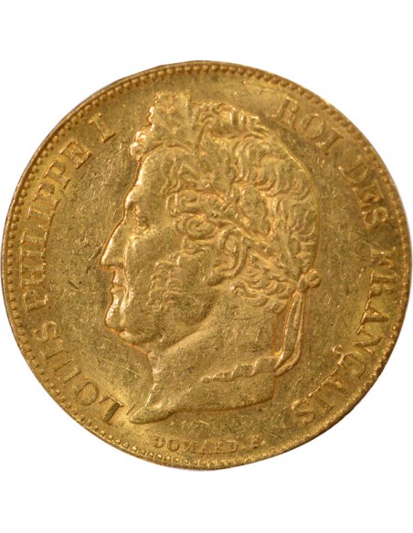 Louis-Philippe Ier Domard Type 20 francs Or 1839 A - Paris