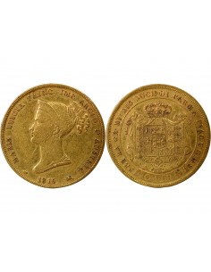 Duché de Parme et Plaisance Marie-Louise d'Etrurie 40 lire Or 1815