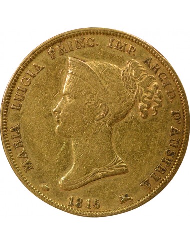 Duché de Parme et Plaisance Marie-Louise d'Etrurie 40 lire Or 1815