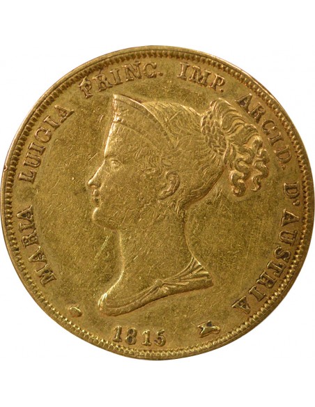 Duché de Parme et Plaisance Marie-Louise d'Etrurie 40 lire Or 1815