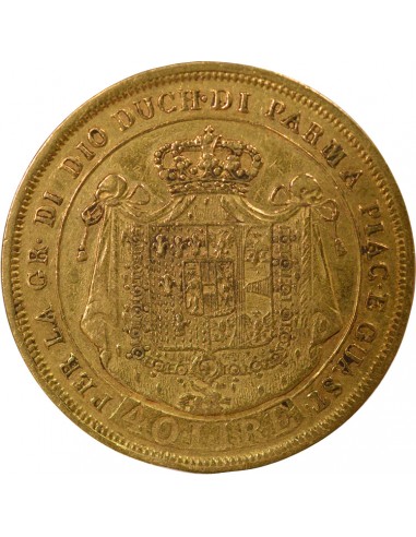 Duché de Parme et Plaisance Marie-Louise d'Etrurie 40 lire Or 1815
