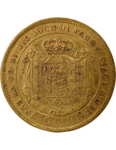 Duché de Parme et Plaisance Marie-Louise d'Etrurie 40 lire Or 1815