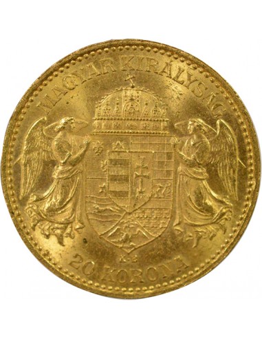 Roi de Hongrie 20 korona Or 1897 B Kremnitz